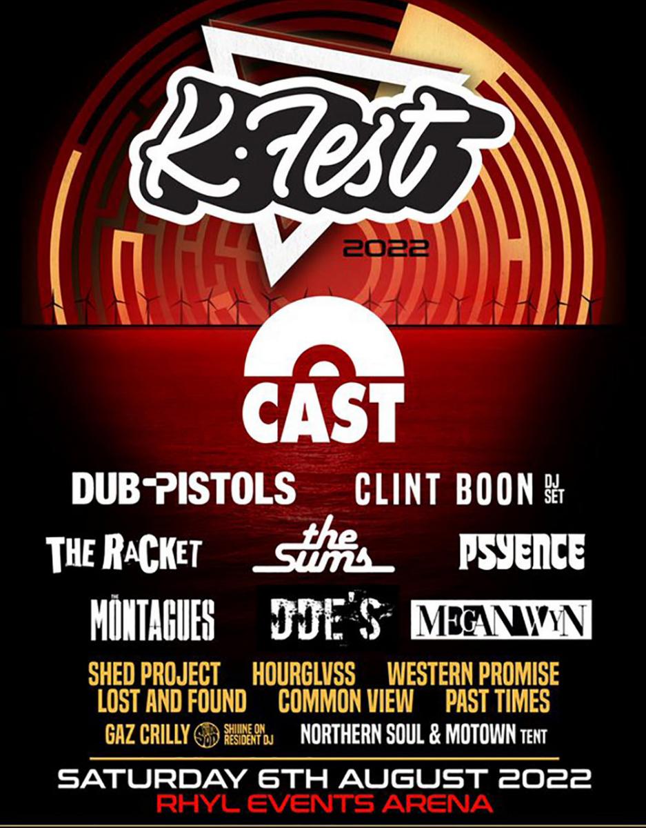 K-Fest comes to Rhyl this August with three day line-up announced