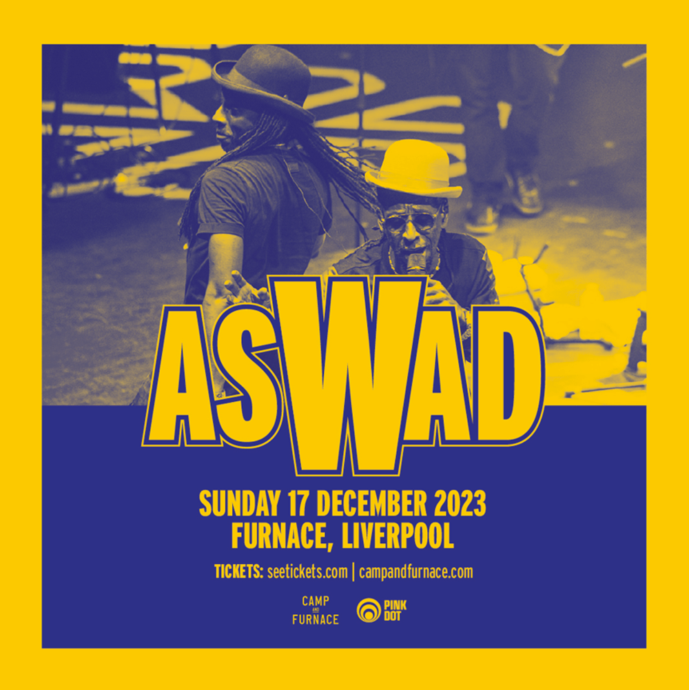Aswad announce Liverpool - Furnace show on Sunday 17 December 2023!