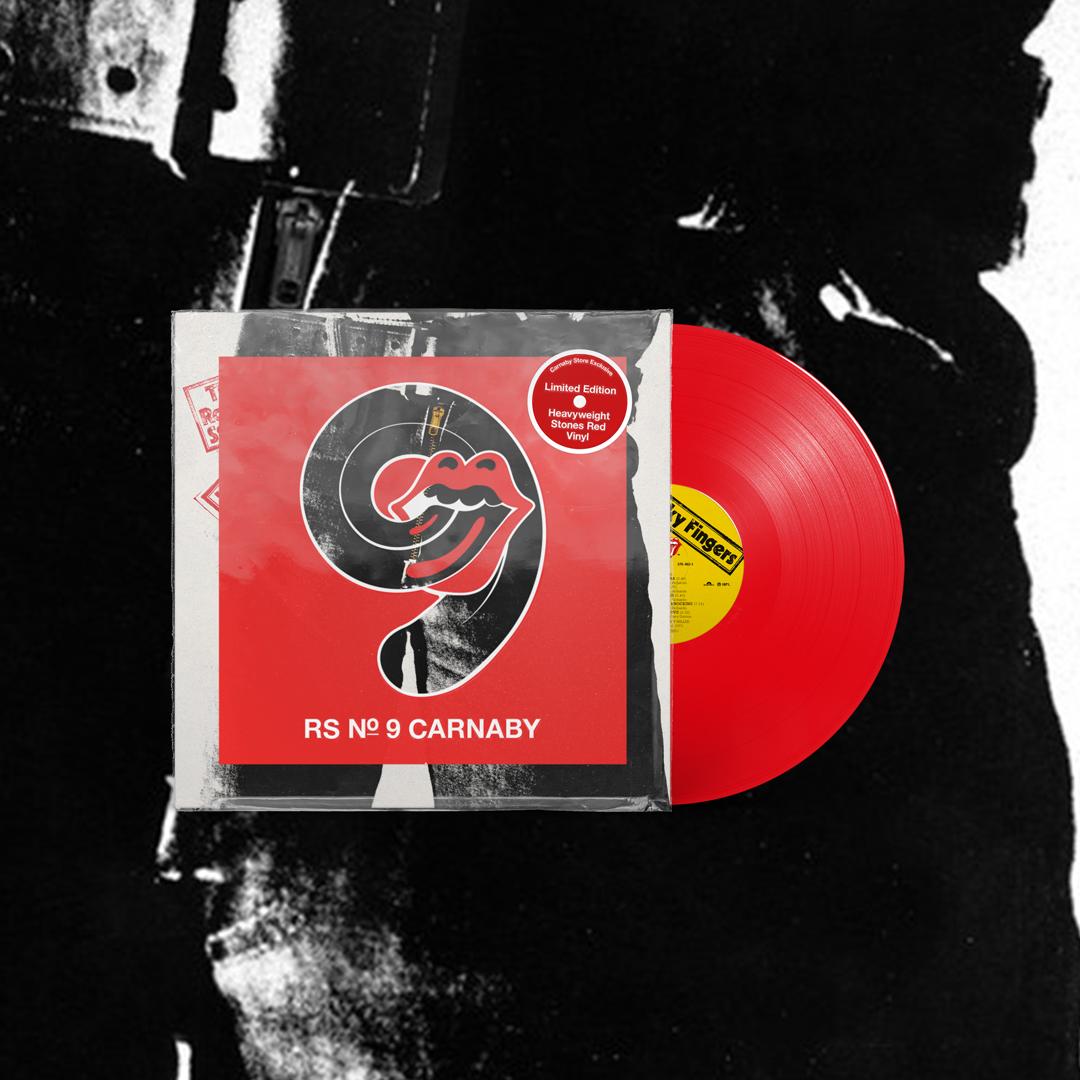 THE ROLLING STONES LAUNCH LIMITED EDITION ‘STONES RED’ STICKY FINGERS VINYL IN THEIR GLOBAL  FLAGSHIP STORE RS NO.9 CARNABY